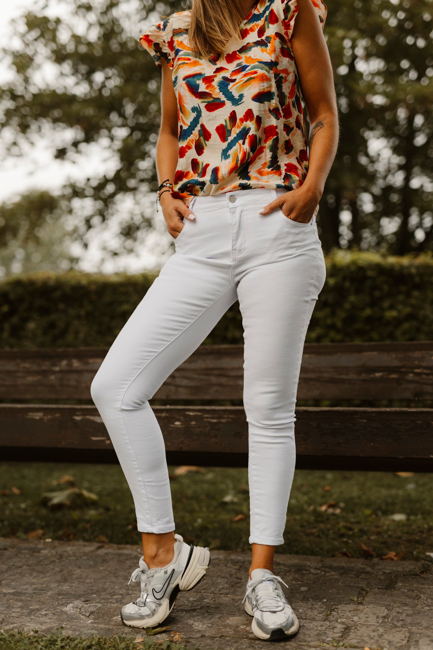 Jeans SKINNY White