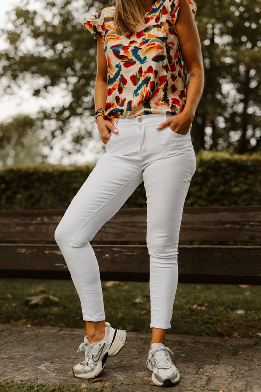 Jeans SKINNY White